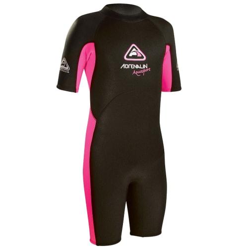 Adrenalin Junior Våddragt - Aquasport Spring Sort/Pink