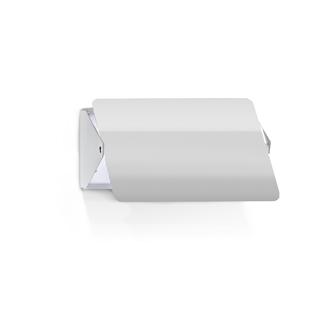Nemo Applique   Volet Pivotant Væglampe Led Hvid Spejlpoleret