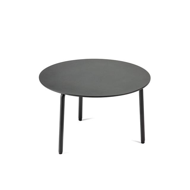 Serax August Sidebord Rundt   Sort