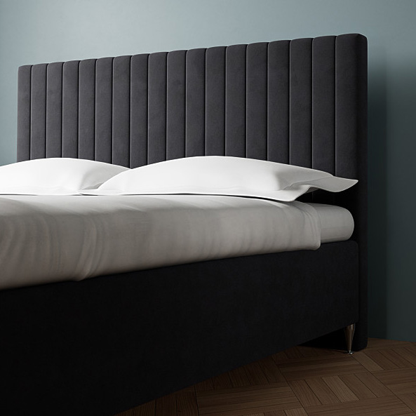 Casablanca Stripe Polstret Gavl i Anthracite