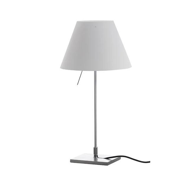 Luceplan Costanzina Bordlampe med Hvid Skærm - Stilfuld Belysning