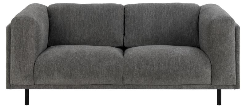 Sofakoncept Elea 2-personers sofa i antracitgrå stof
