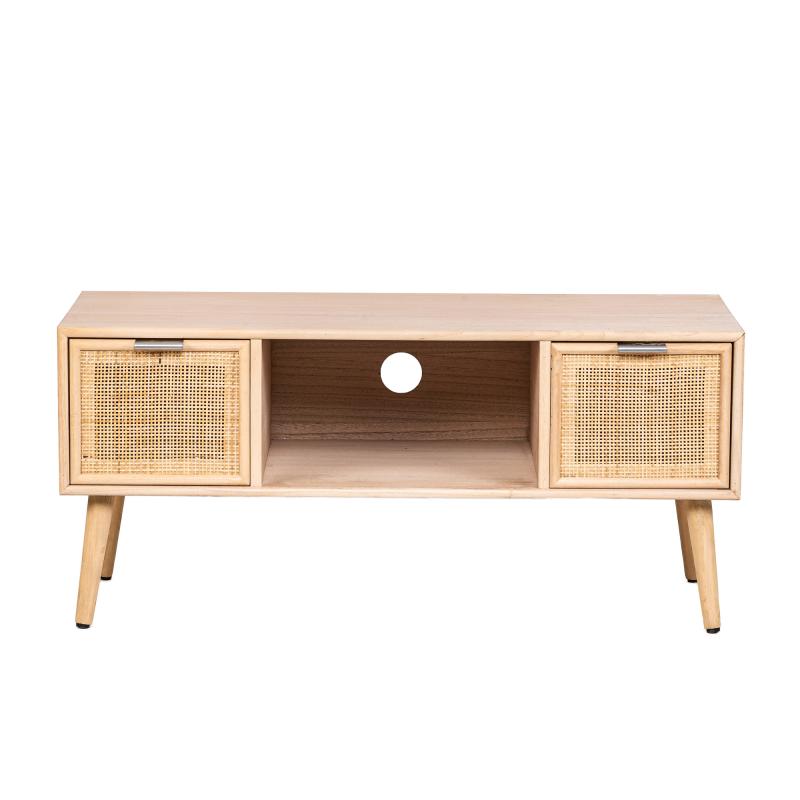Nordlys Akita  -bord       Skuffer Brun Rattan   Træ  100x42