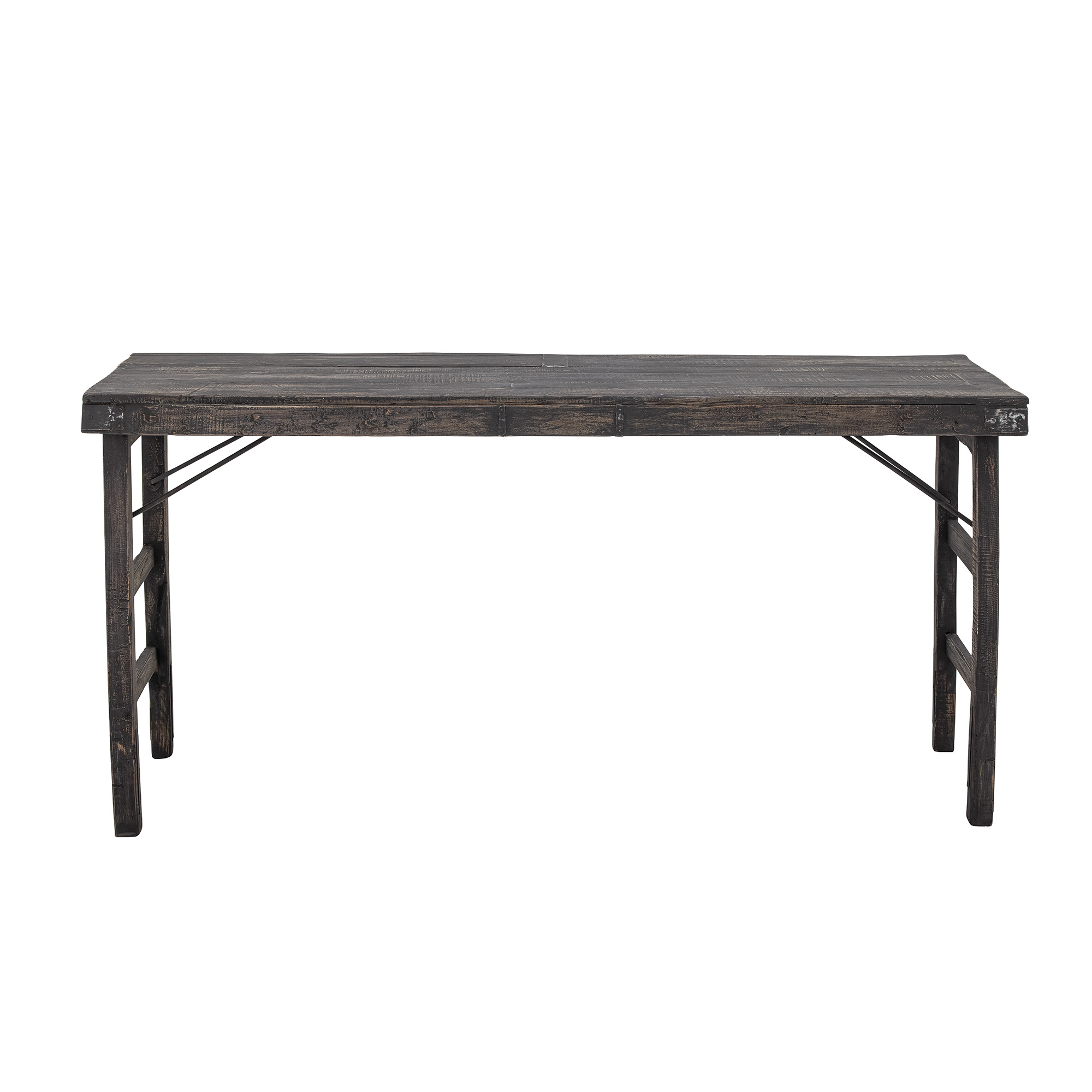 Creative Collection Cali Spisebord  Foldbar Sort Genanvendt Træ  168x56