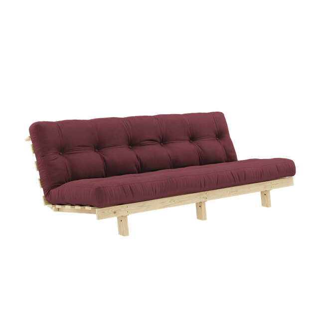 Karup Design Lean Sofasofa Med Alpha Madras 130x200 Bordeaux Raw