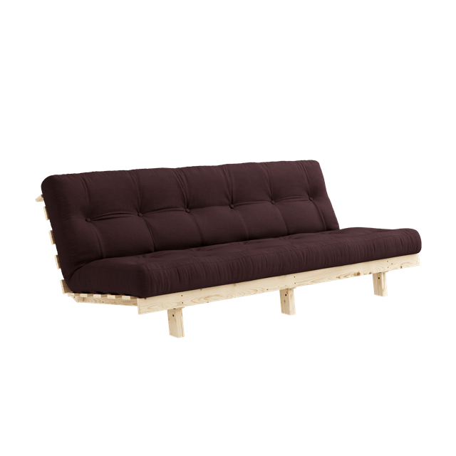 Karup Design Lean Sofasofa Med Alpha Madras 130x200 Brun Raw