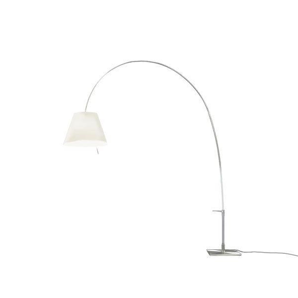 Luceplan Lady Costanza Gulvlampe - Hvid Skærm og Alu Krop