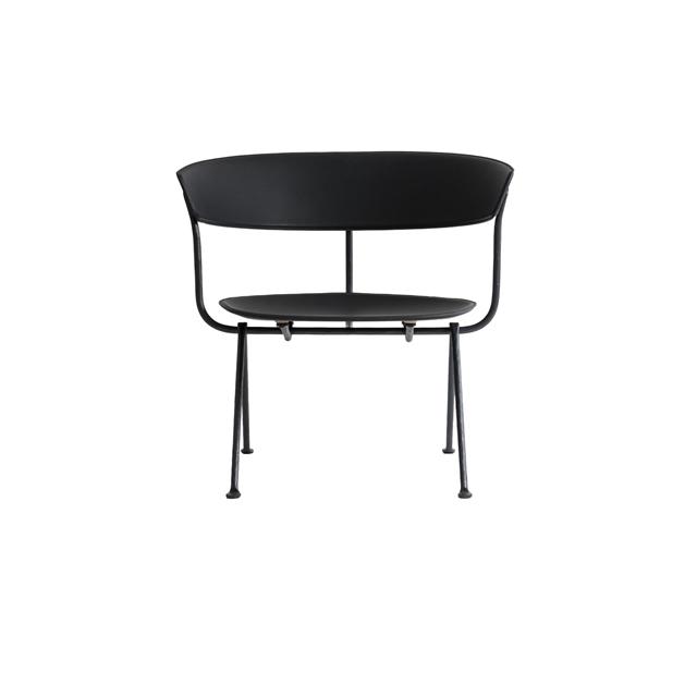 Magis Officina Lænestol Anthracite Sort Læder