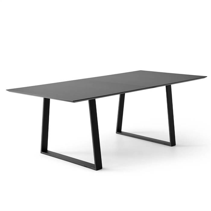 Meza Spisebord Square 165x90 cm - Sort Antifinger Laminat