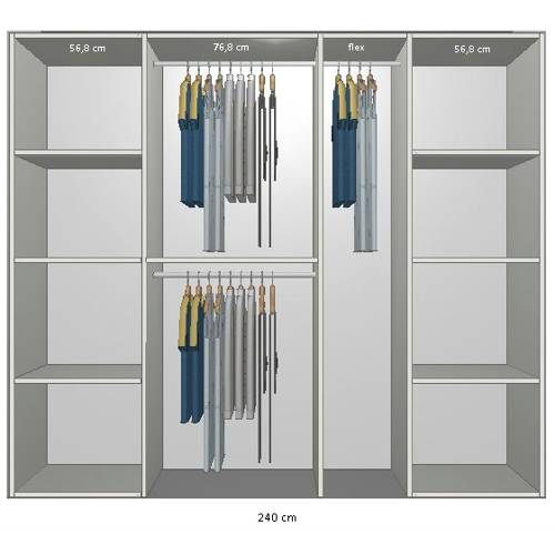 Måltilpasset Inventar 220-240 cm Model A fra Mogensen
