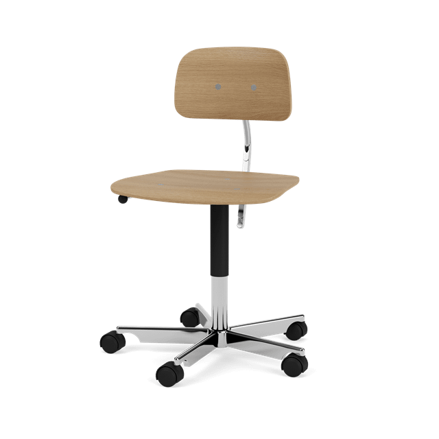 Montana Kevi 2533 Kontorstol Egetræ Poleret Aluminium