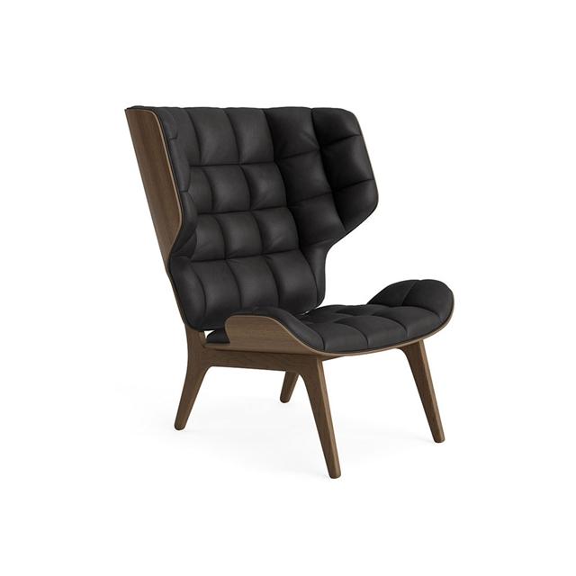 Norr11 Mammoth Lænestol Lys Røget Egetræ Anthracite 21003