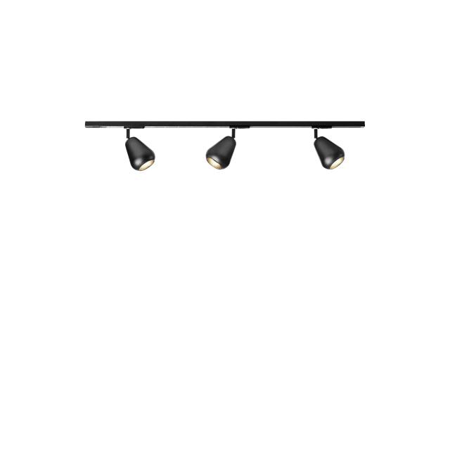 Nuura Anoli Spot Track Med Lamper   Stk  Sort