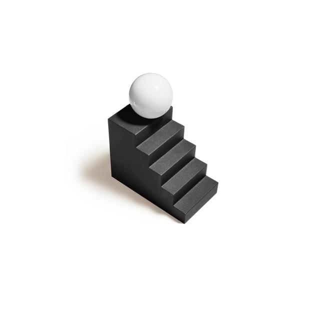 Oblure Stair Bordlampe Sort