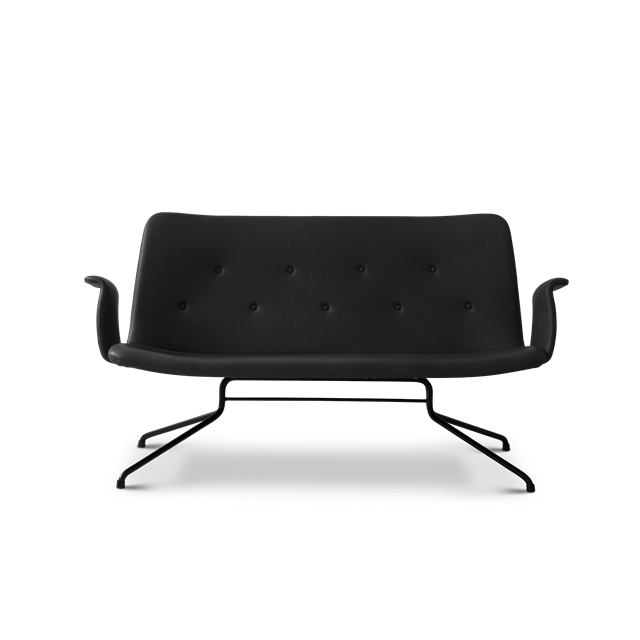 Bent Hansen Primum Sofa med Armlæn - Sort Designkomfort
