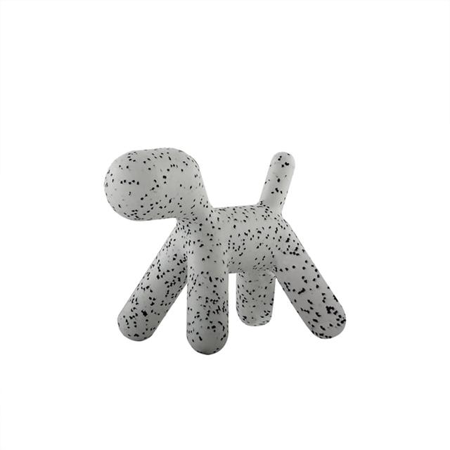 Magis Puppy Abstractdog Skammel Medium Dalmata Hvid