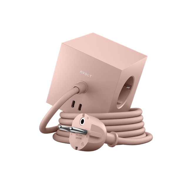 Avolt Square   Usb     Magnet 180   Old Pink