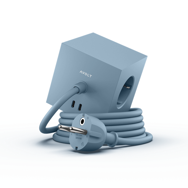 Avolt Square USB-C Magnet 180cm - Shark Blue