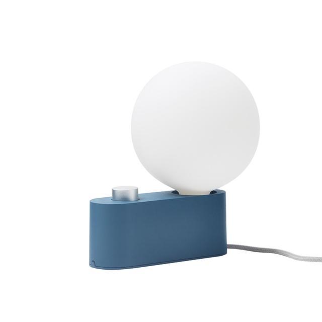 Tala Alumina Bordlampe Blå Med Sphere