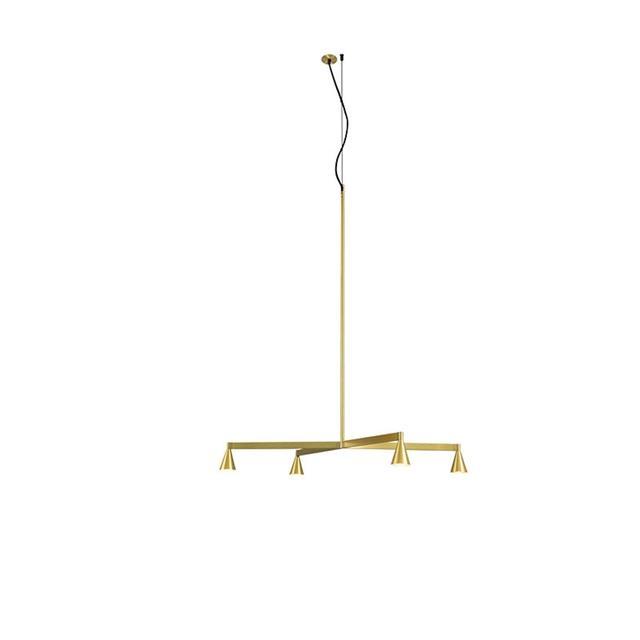 Trizo 21 Austere Chandelier   25 Messing