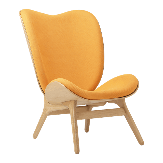 Umage   Conversation Piece Høj Lænestol Egetræ Tangerine