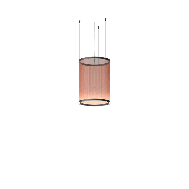 Vibia Array Pendel 1815 i Push Terra Red - Skulpturel Belysning