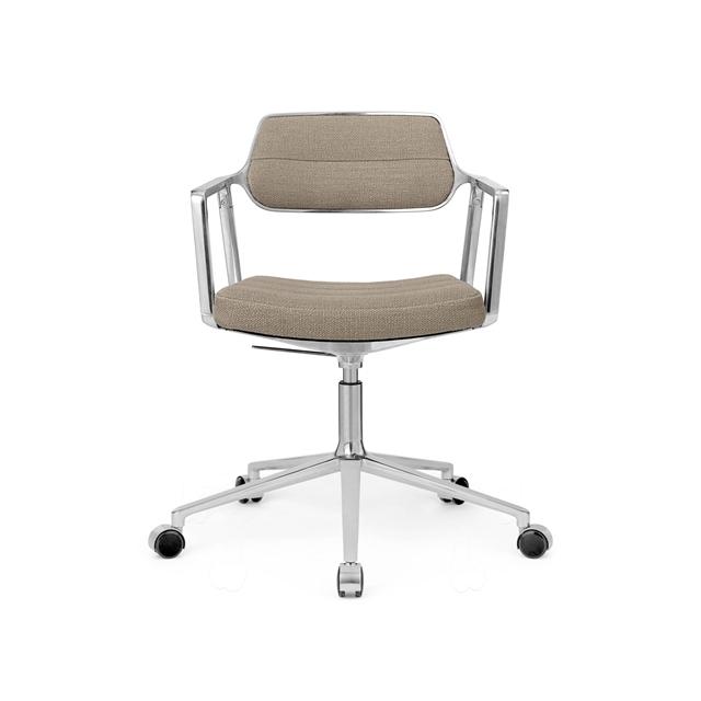 Vipp 453 Swivel  Drejestol Med Hjul Aluminium Dark Sand