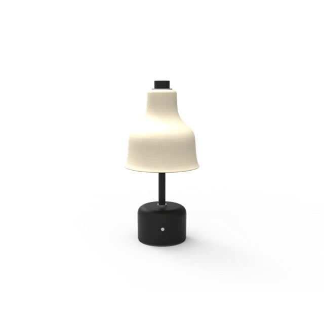 Nuad Avra Transportabel Bordlampe Sort Crème
