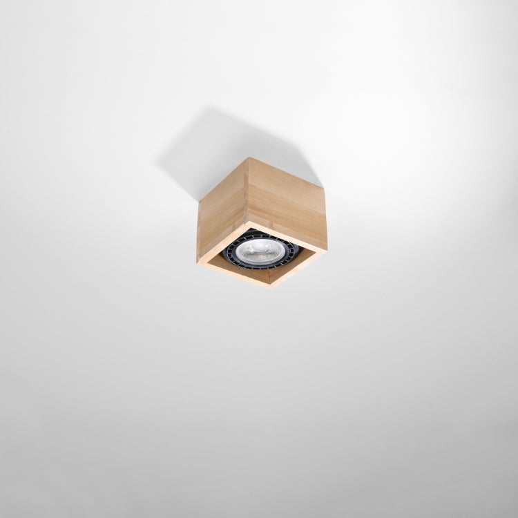 Loftlampe Quatro   Naturtræ