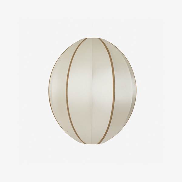 Soi   Indochina Oval Lampeskærm   Off White Amber