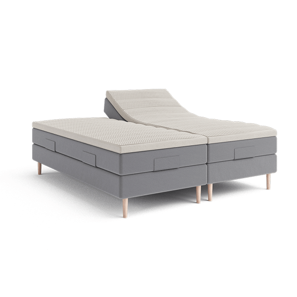 Nordfjord Elevationsseng Multipocket 180x200   Omega Antrasit