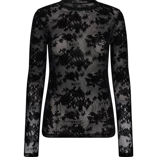 Hype The Detail Lace Blouse Black