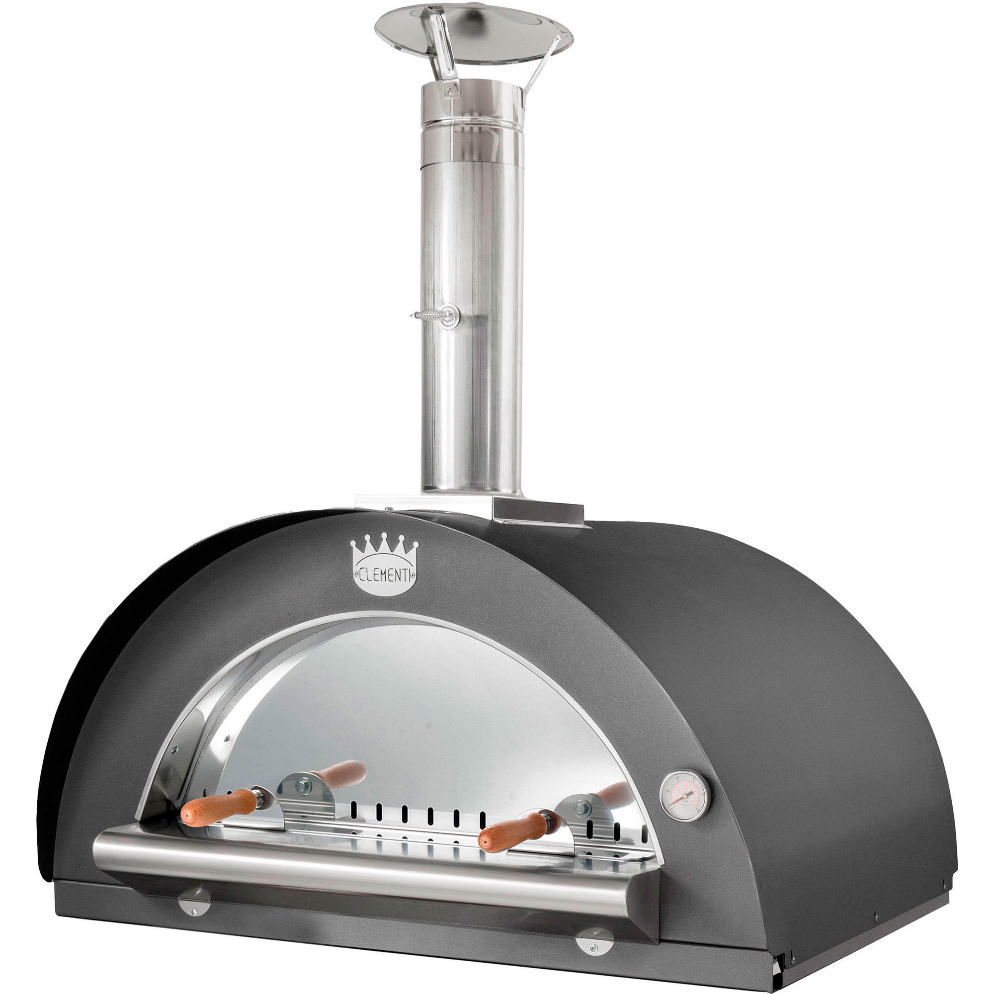 Family Brændefyret Pizzaovn 60x60    Antracit