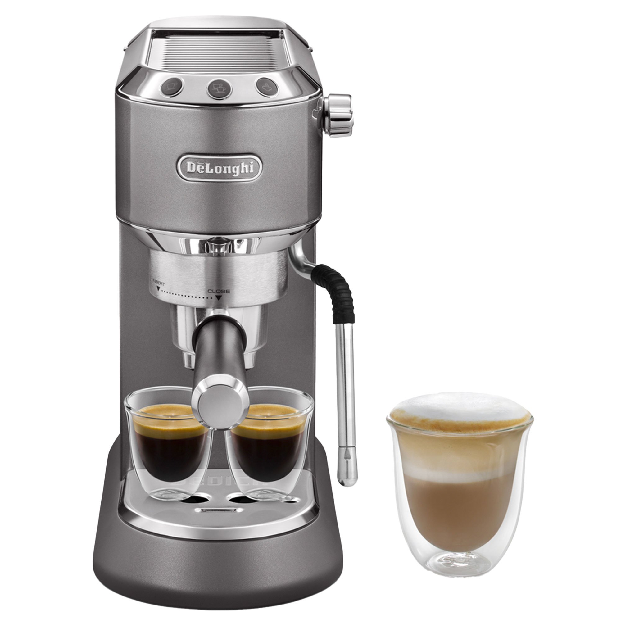 Ec885 Dedica Arte Espressomaskine  Grå