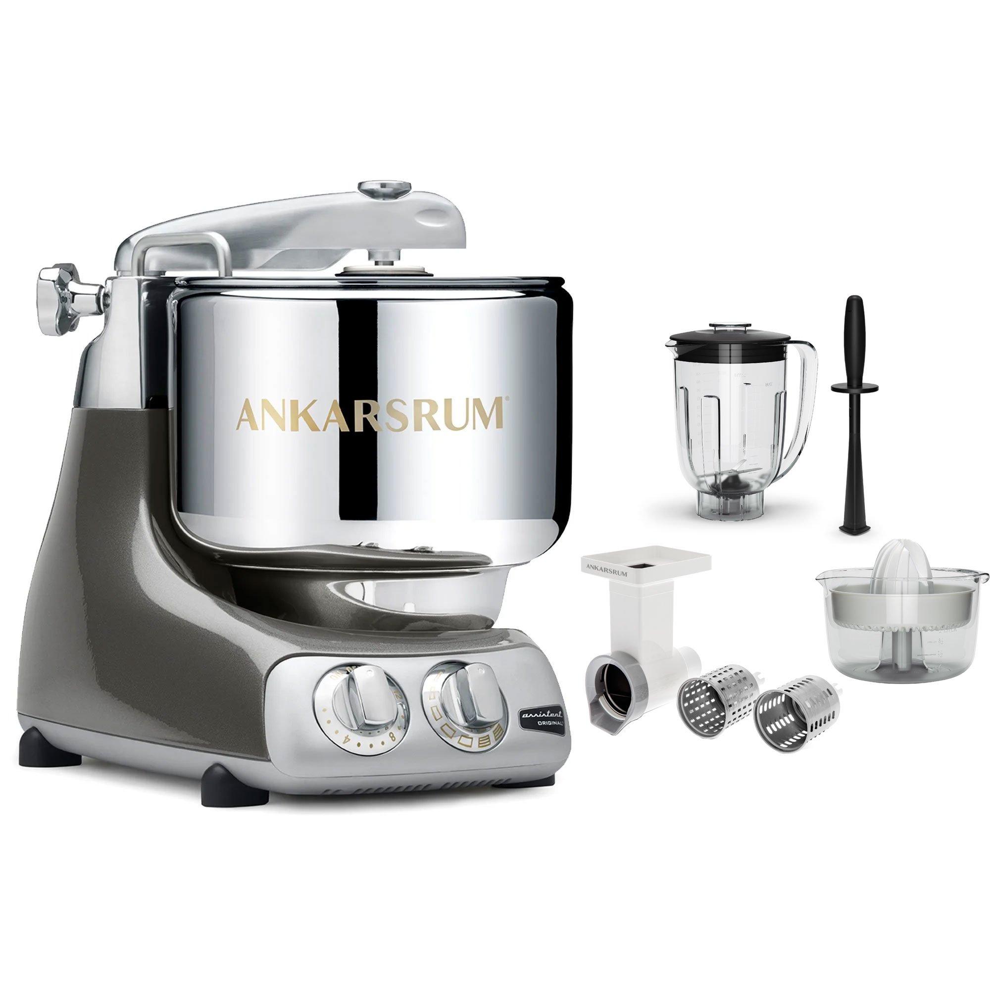 Akm 6230   Green Røremaskine  Black Chrome