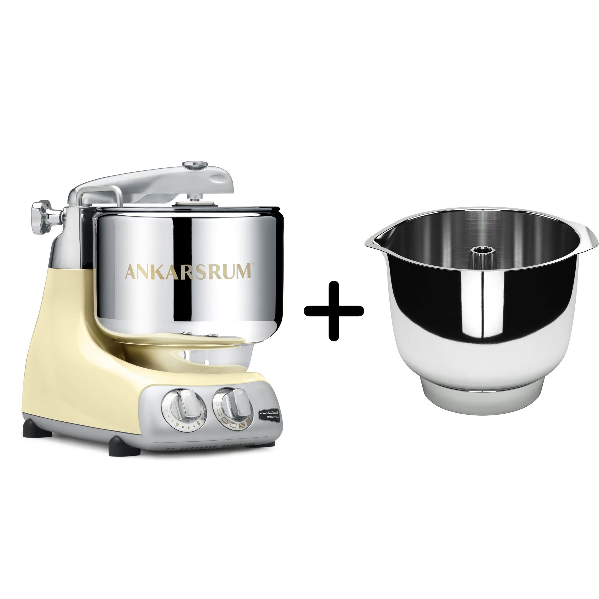 Akm 6230 Køkkenmaskine   Assistent Original Piskeskål  Creme