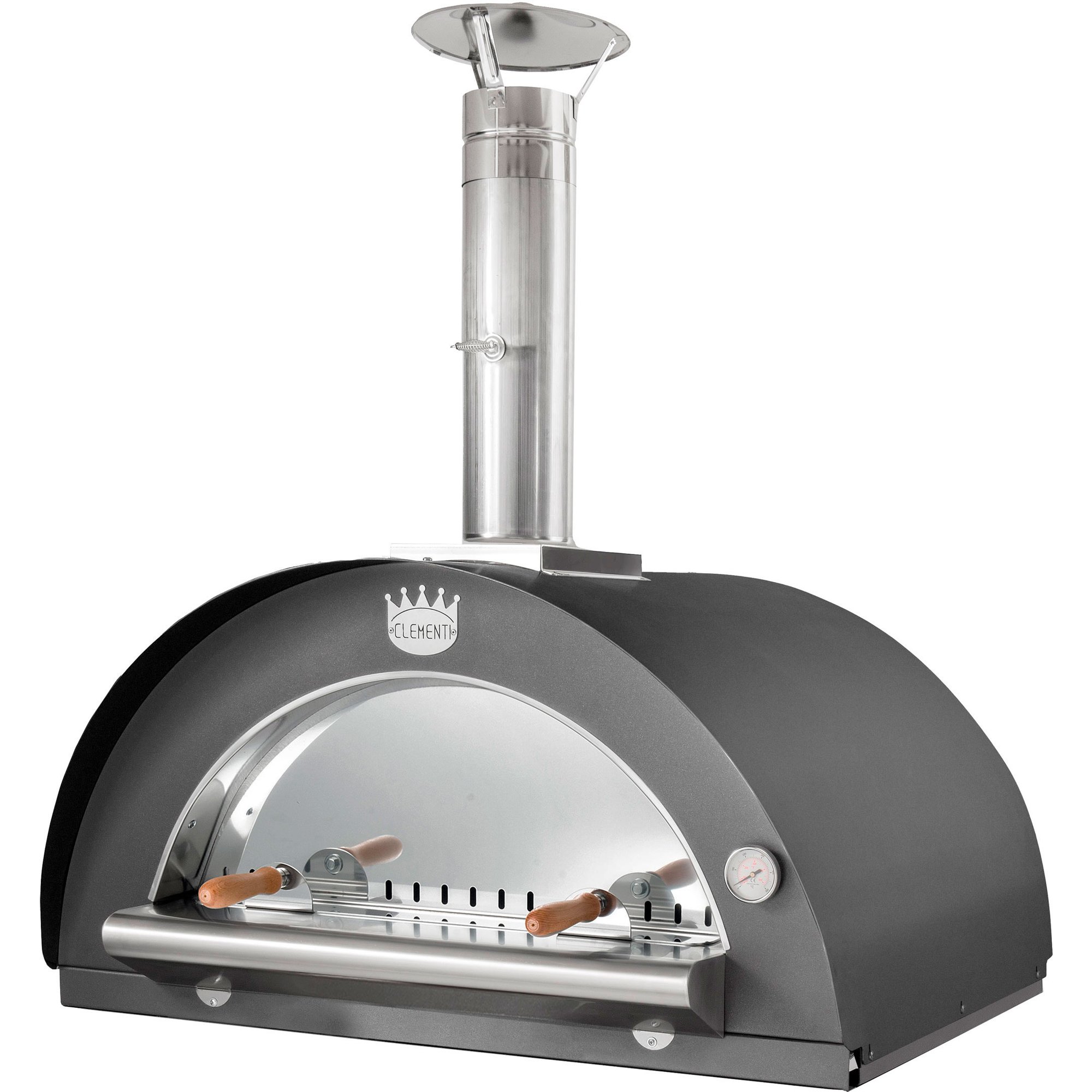 Family Brændefyret Pizzaovn 100x80    Antracit