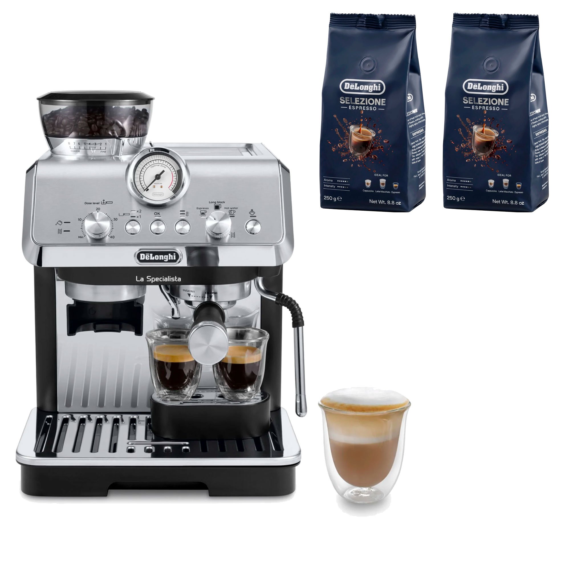 Delonghi   Specialista Arte Espressomaskine     Stk  Kaffebønner Dlsc600