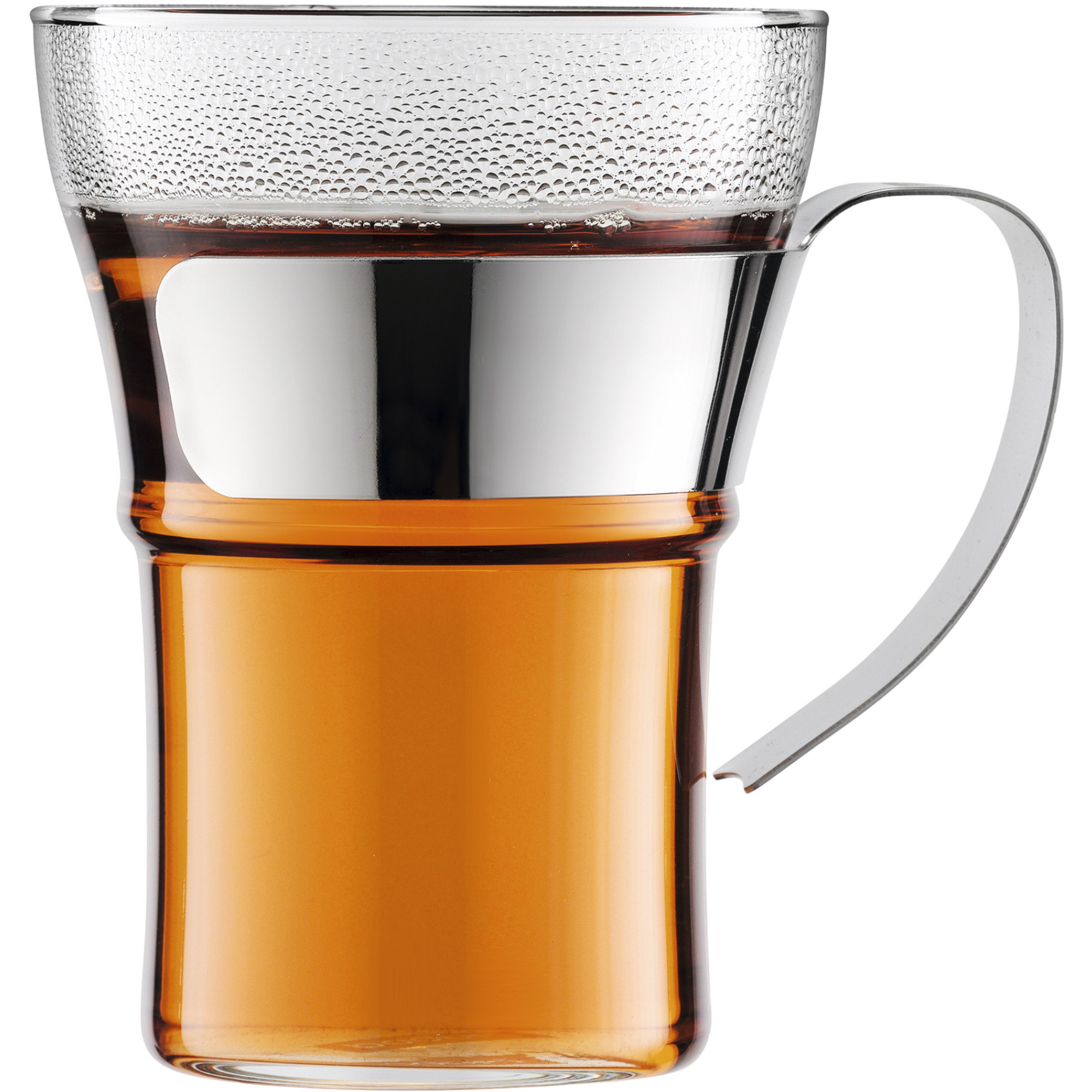 Assam Kaffeglas Med Krom Hank    Stk    35