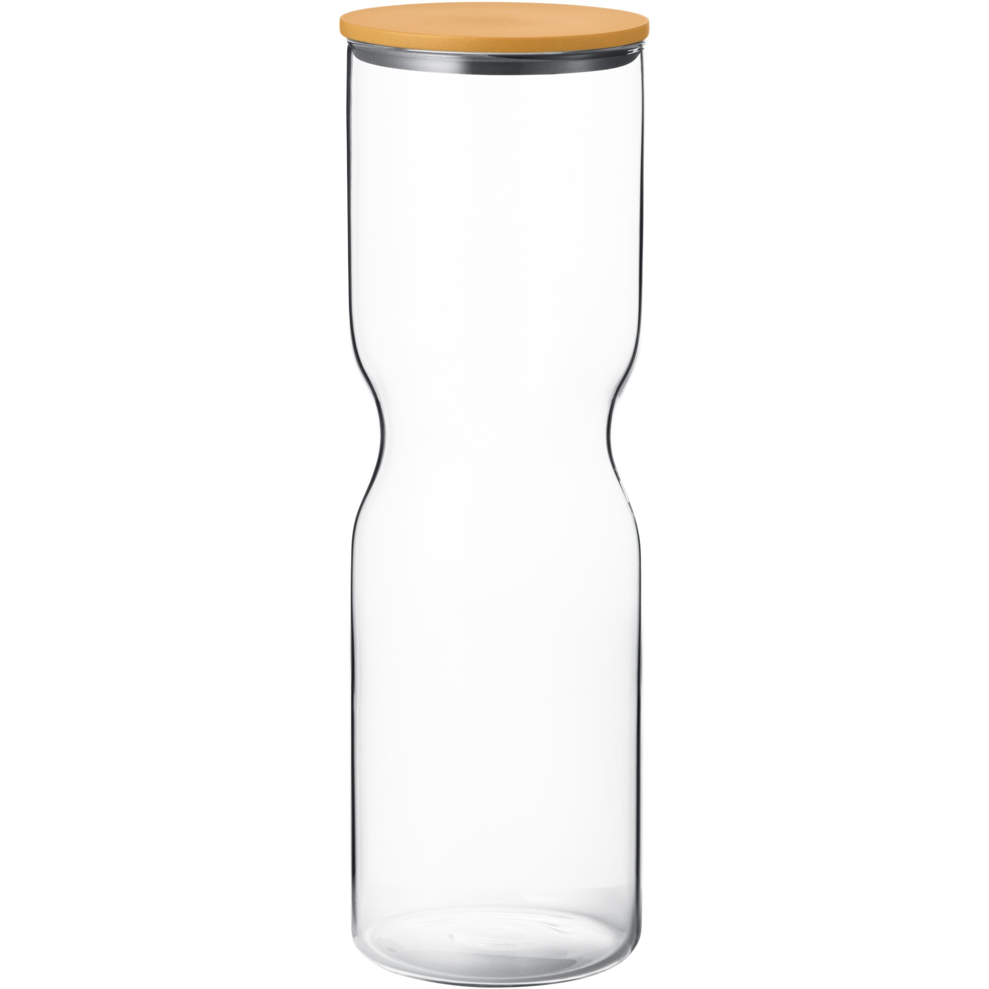 Alfredo Opbevaringsboks Med Låg   Liter  Glas Gul