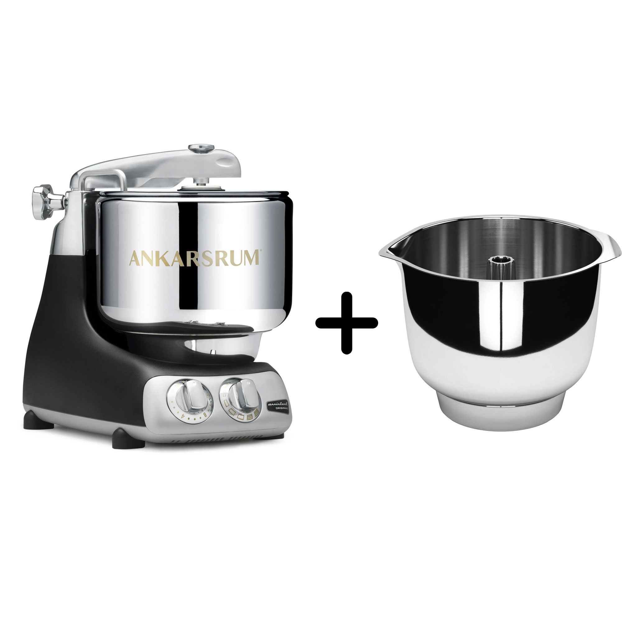 Akm 6230 Køkkenmaskine   Assistent Original Piskeskål  Black