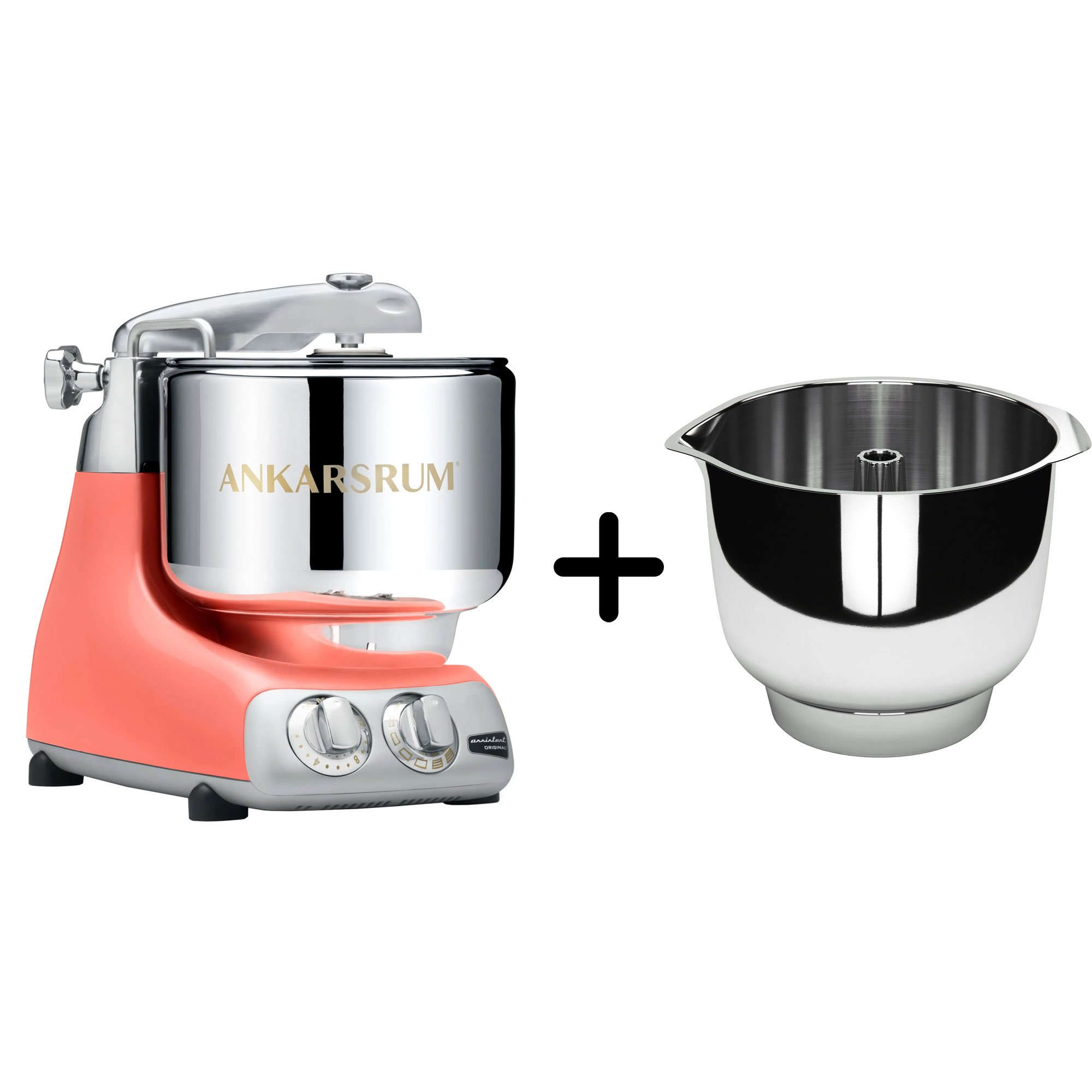 Akm 6230 Køkkenmaskine   Assistent Original Piskeskål  Coral Crush