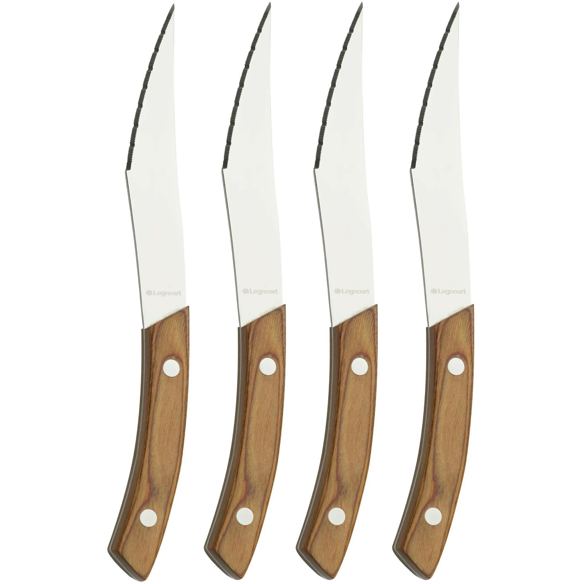Ck40a Napoli Pizza-   Steakknive  Lyst Træ    Stk