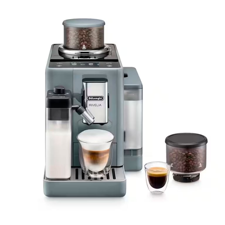 Delonghi Rivelia Exam440 55   Fuldautomatisk Kaffemaskine  Grå