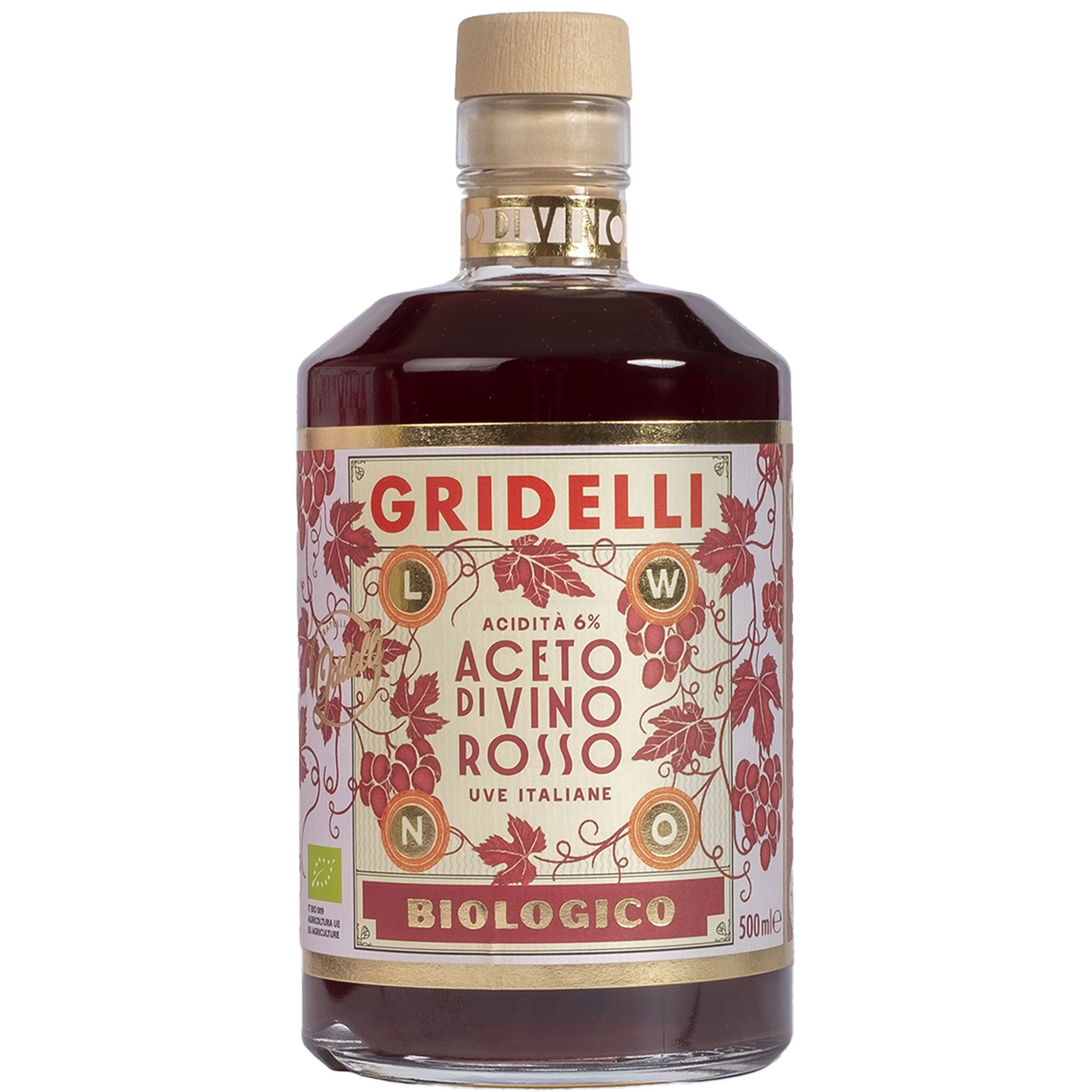 Aceto   Vino Rosso økologisk Rødvinseddike 500