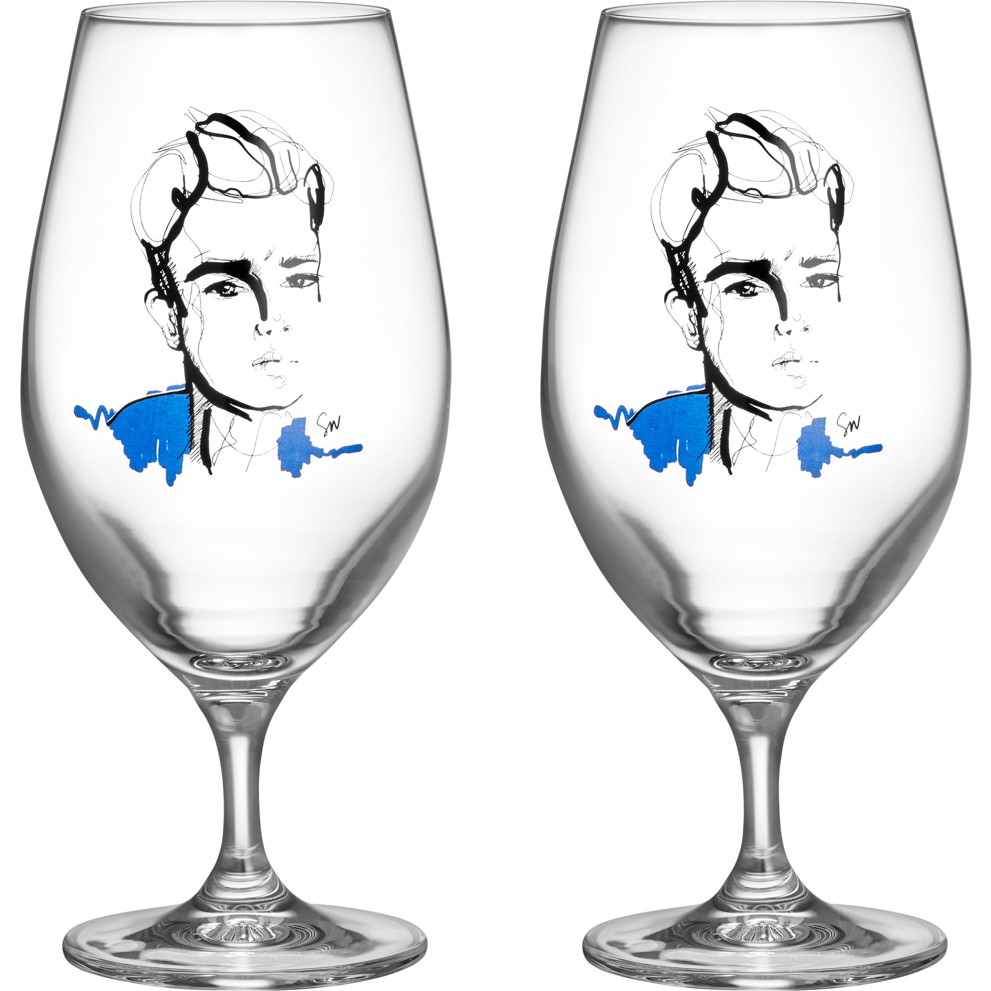 All About You Celebrate Him ølglas Blå  40      Stk