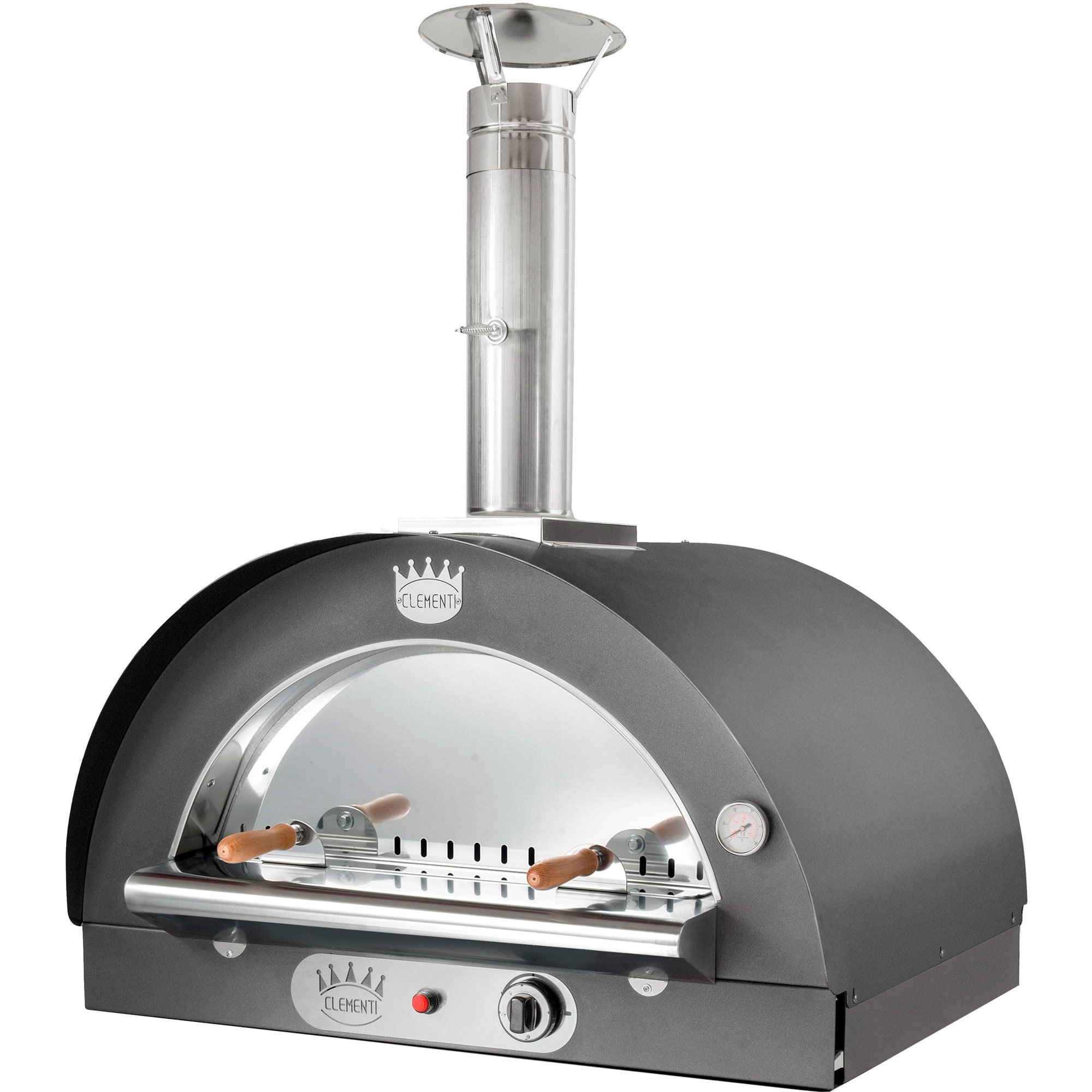 Family Gas Pizzaovn 60x60    Antracit