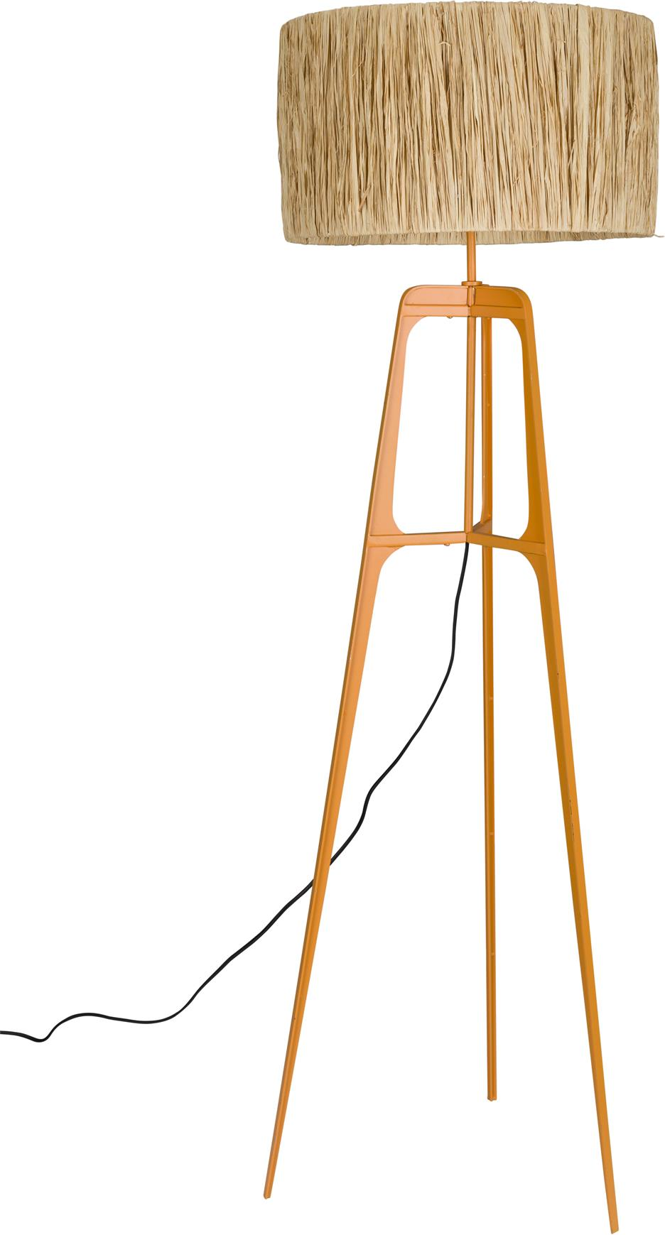 Afra  Gulvlampe  Mørk Sand  Raffia   : 48    : 157