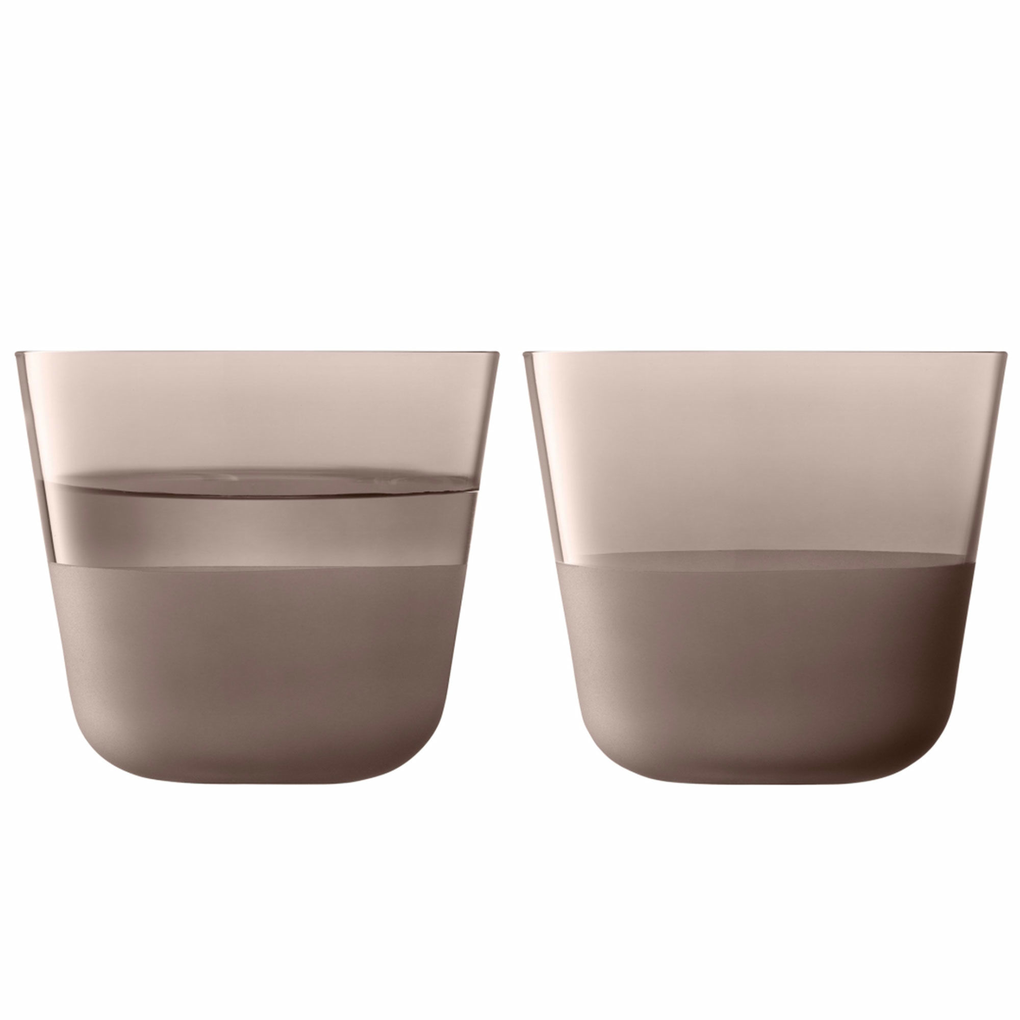 Lsa Arc Contrast Earth Drikkeglas   -pak