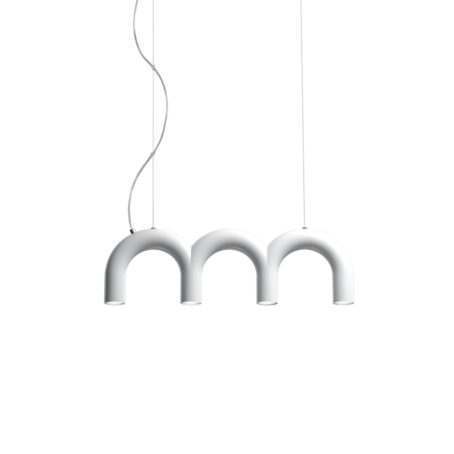 Oblure Arch Triplette Pendel Hvid